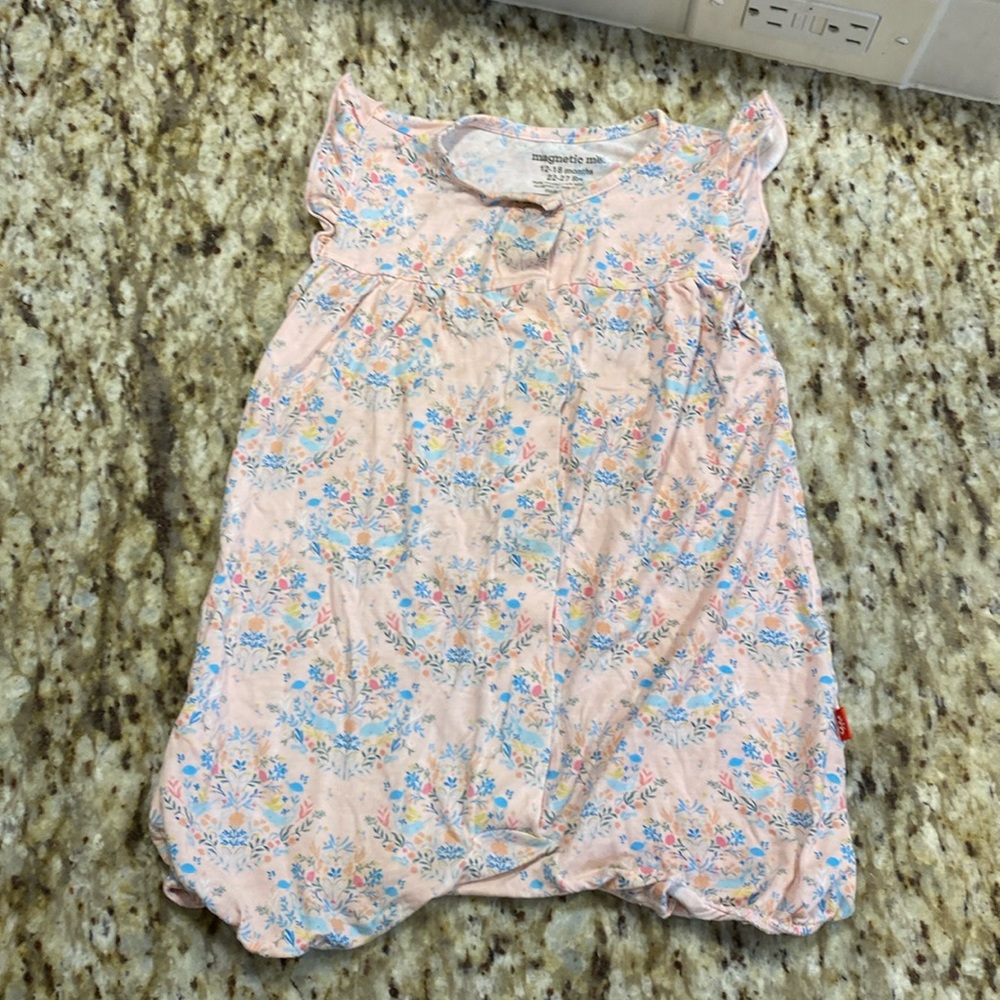 Magnetic Me flutter sleeve onesie